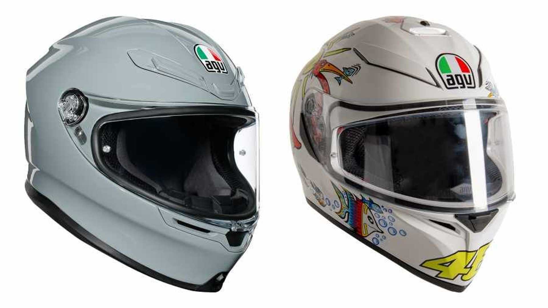 Check Out AGV's Nargo Grey K6 And New K3-SVS Valentino Rossi Colorways -  webBikeWorld